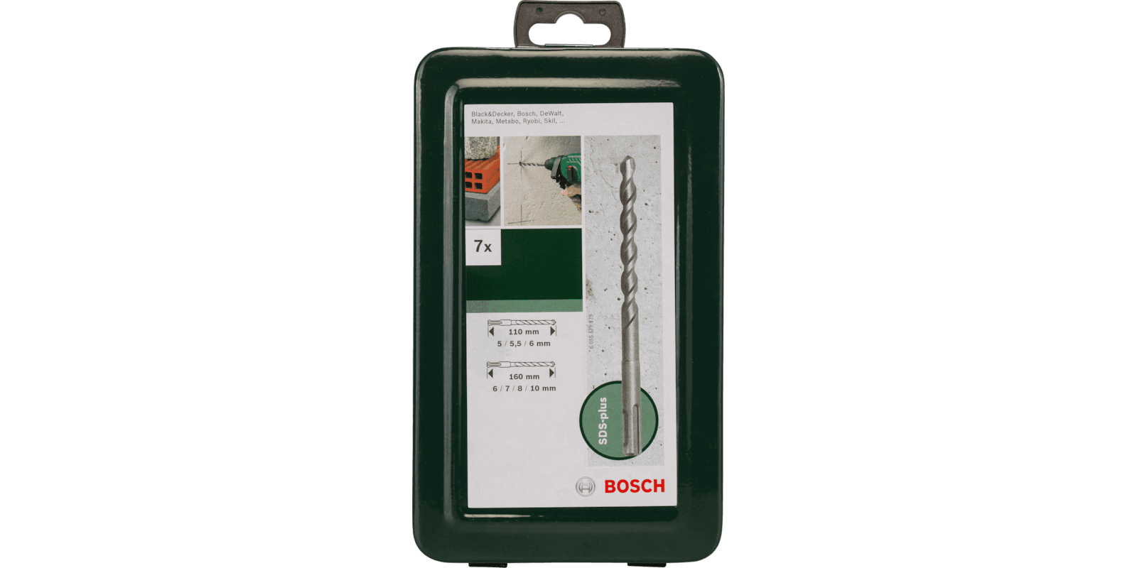 Conjunto de Brocas para Martelo Perfurador BOSCH 2609255543 (SDS Plus - 7 Peças), miniatura 3