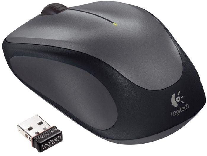 Rato LOGITECH M235 (Mão direita - Ótico - RF Wireless - Prateado)