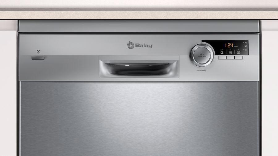 Máquina de Lavar Loiça Independente BALAY 3VS506IP (12 espaços - 9,5 l - Altura 84,5 cm - Inox) — miniatura 4