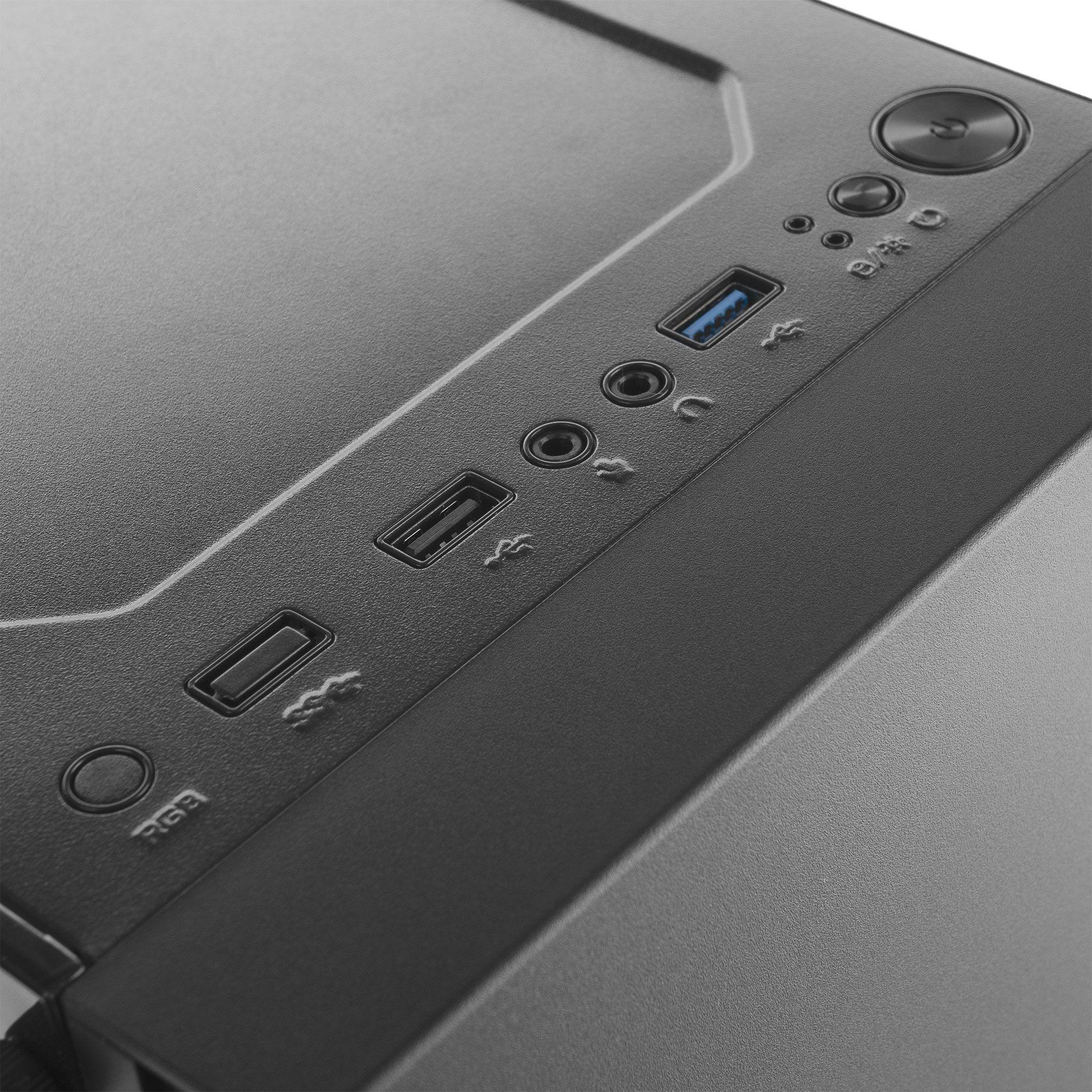 Caixa PC MARS GAMING MCN2 (ATX, micro ATX, Mini-ITX - 2.5" - Mini-ITX, ATX - Preto) — miniatura 3