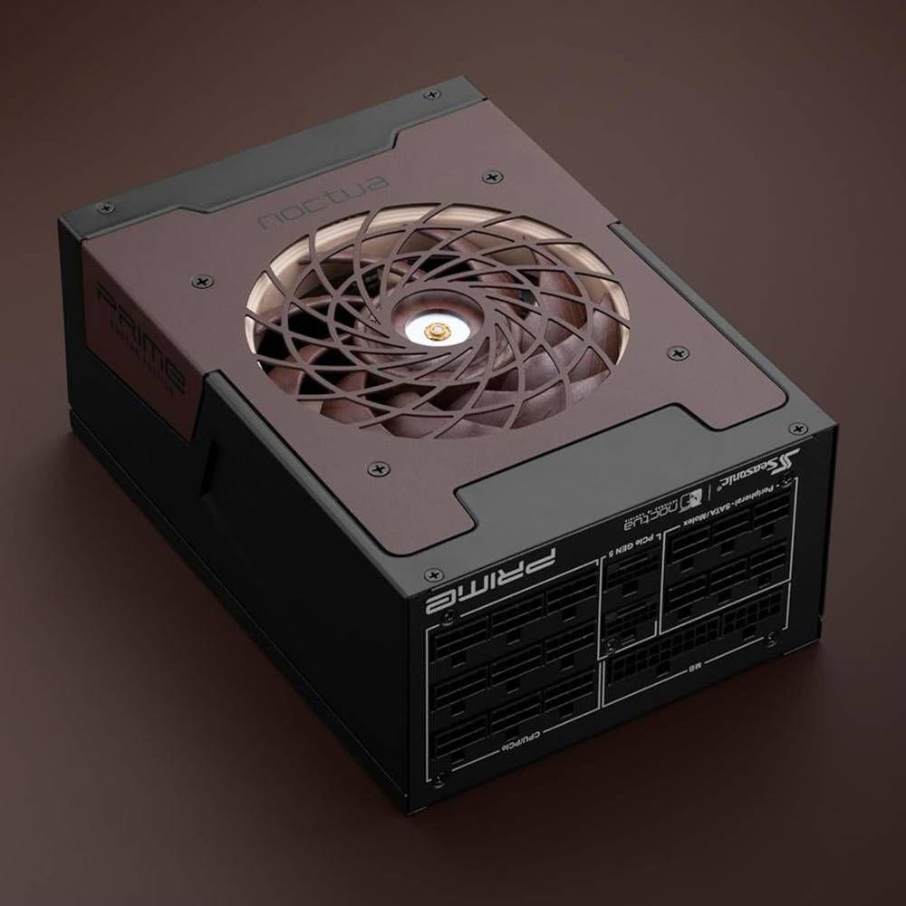 Fonte de Alimentação SEASONIC PRIME TX-1600 Noctua Edition (ATX - 1600 W - 80 PLUS Titanium - Preto), miniatura 3