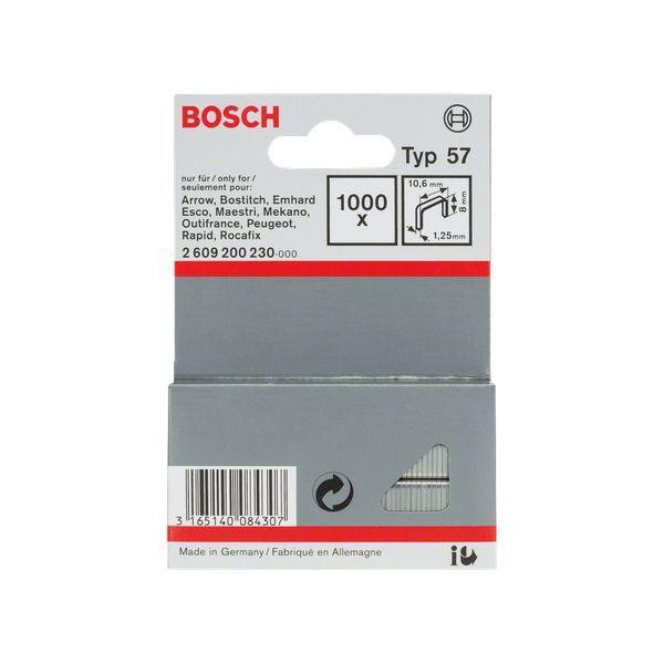 Agrafos de Fixação BOSCH 2609200230 (Aço inoxidável) — miniatura 2