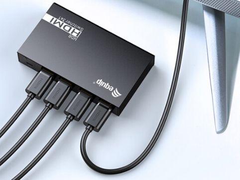 Comutador HDMI EQUIP 332725 (60 Hz - Preto), miniatura 3