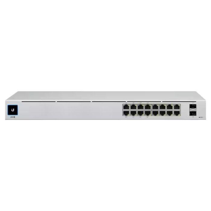 Switch UBIQUITI UniFi USW-16-POE (Gigabit Ethernet - 36 Gbit/s - L2/L3 - Prateado), miniatura 2