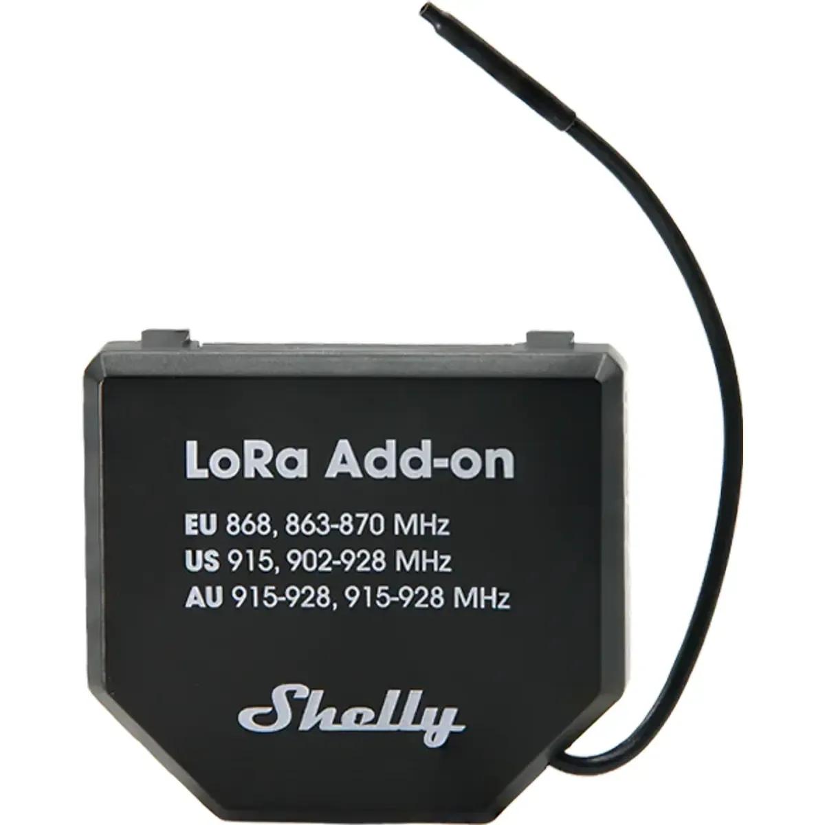Módulo de Comunicação LoRa SHELLY LoRa Add-on (Preto) — miniatura 3