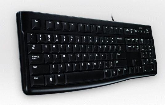 Teclado LOGITECH K120 (Italiano - Interruptor de membrana - Tamanho completo - Preto) — miniatura 3