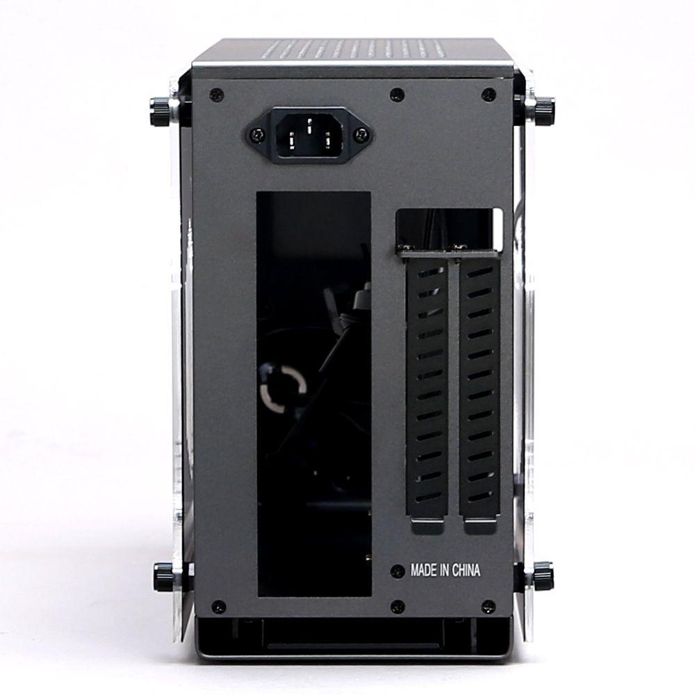 Caixa Mini-ITX ZALMAN M4 Mini-ITX M2 (Mini-ITX - SFX - Mini Tower - Cinzento) — miniatura 3