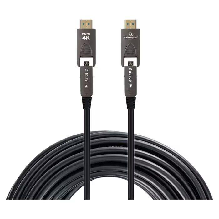 Cabo HDMI GEMBIRD CCAP-HDMIDD-AOC-30M (30 metros - 60 Hz - HDMI Tipo A / HDMI Tipo D - Preto), miniatura 3