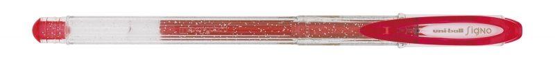 Caneta de Gel UNIBALL Signo Sparkling UM-120SP (Plástico - Vermelho)