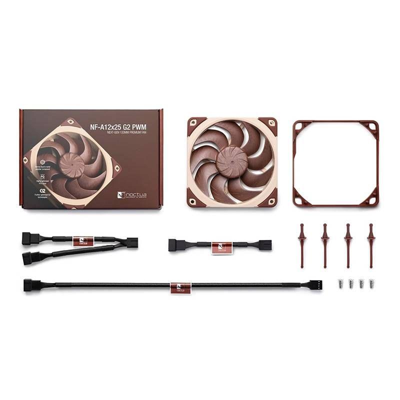 Ventoinha NOCTUA NF-A12X25 G2 PWM (1,8 W - Bege), miniatura 3