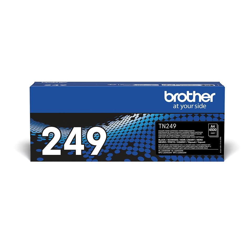 Toner BROTHER TN-249BK (4500 páginas - Preto)