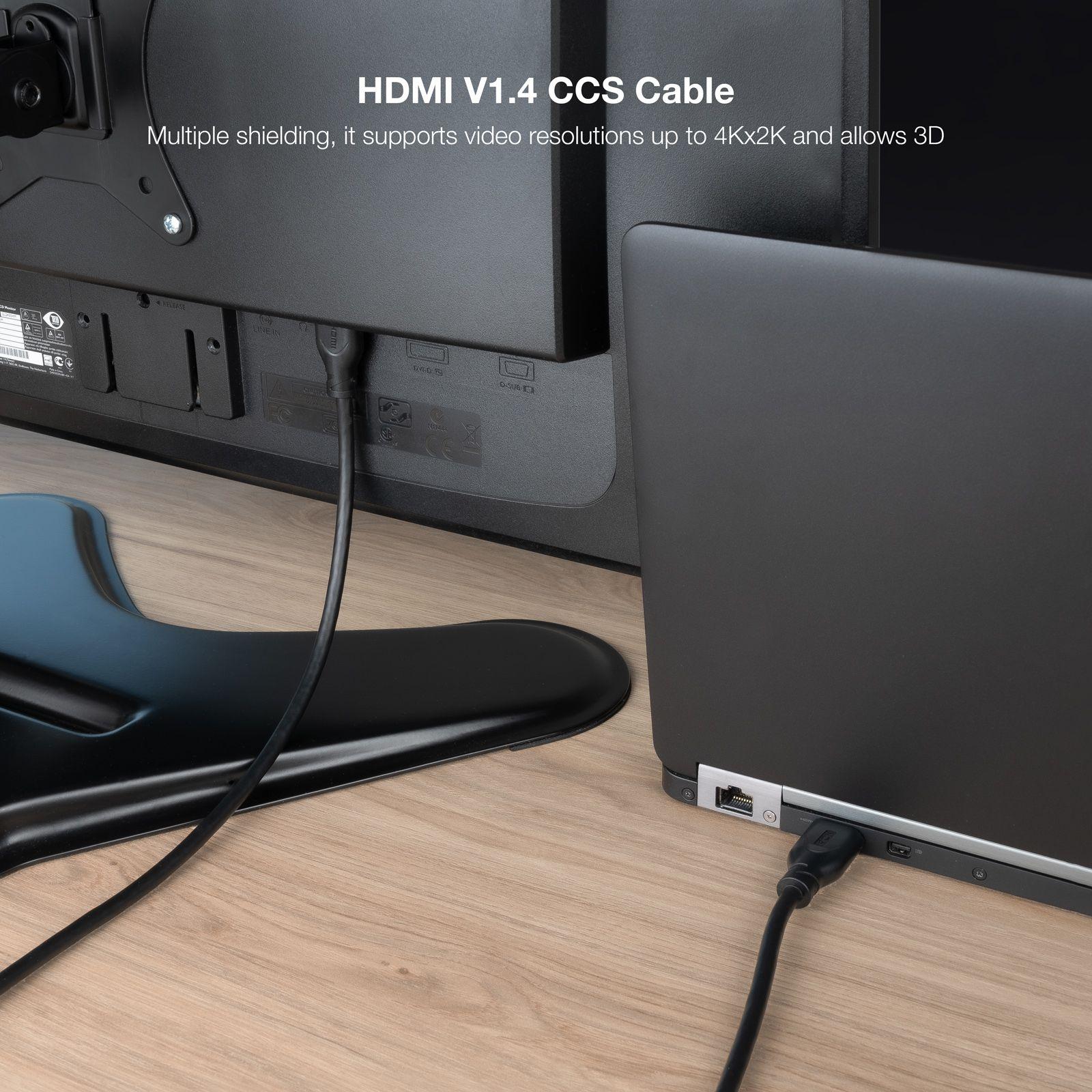 Cabo HDMI NANOCABLE 10.15.4705 (5 m - 120 Hz - HDMI Type A - Preto) — miniatura 5