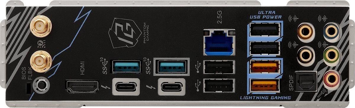 Motherboard ASROCK Phantom Gaming Z890 Lightning WiFi (LGA 1851 (Socket V1) - Intel Core Ultra - ATX)