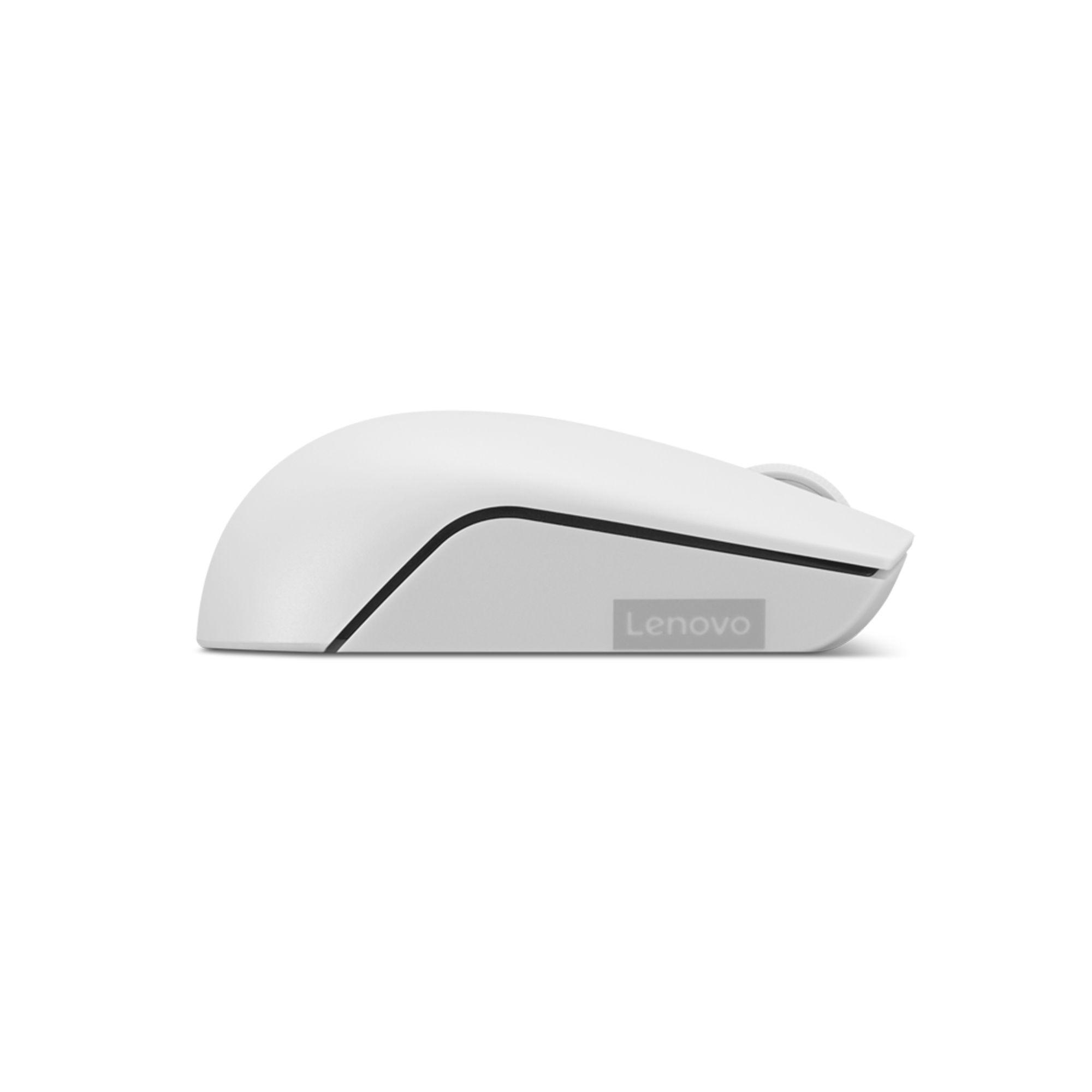 Rato LENOVO 300 Compact Wireless (Ambidestro - 1000 DPI - Ótico - Cinzento Claro) — miniatura 3