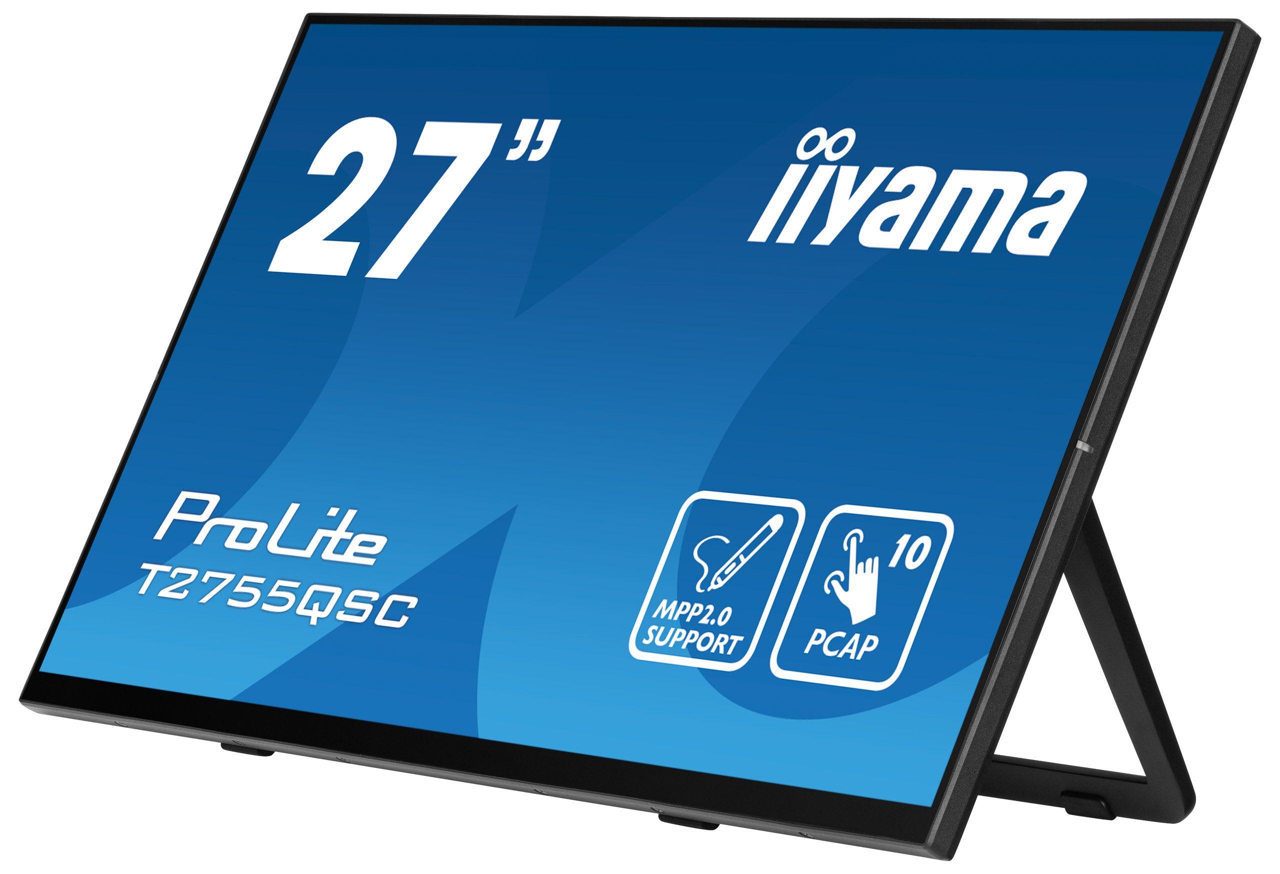 Monitor IIYAMA ProLite T2755QSC-B1 (27" - IPS - 75 Hz - Preto), miniatura 2