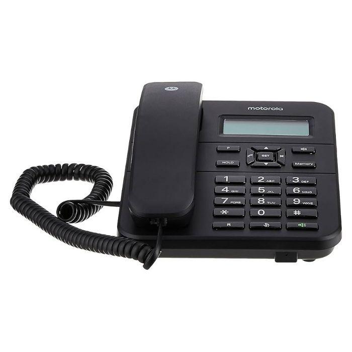 Telefone Fixo com Fios MOTOROLA CT202 (Preto) — miniatura 3