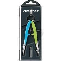 Compasso STAEDTLER Mars comfort, Neon 1 (Metal e plástico - 154 mm - Azul e Verde Néon)