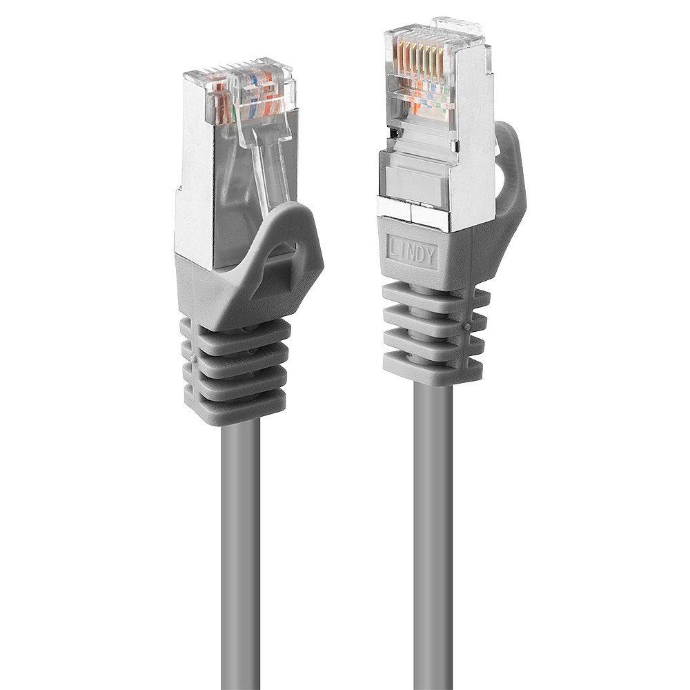 Cabo de Rede LINDY 47242 (1 m - Cat6 - RJ-45 - Cinzento)