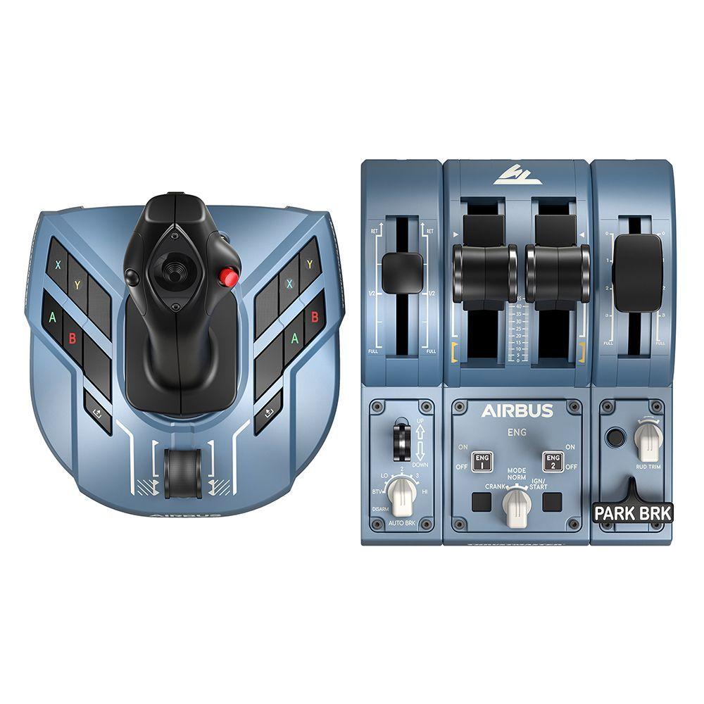 Joystick e Alavanca de Controlo do Motor THRUSTMASTER TCA Captain Pack X Airbus Edition (Xbox - Com fios - Preto e Azul) — miniatura 4