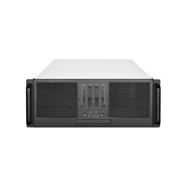 Caixa de Servidor Rack SILVERSTONE SST-RM41-506 (ATX, CEB, Micro ATX, Mini-ITX - ATX, PS2 - Rack - Preto)