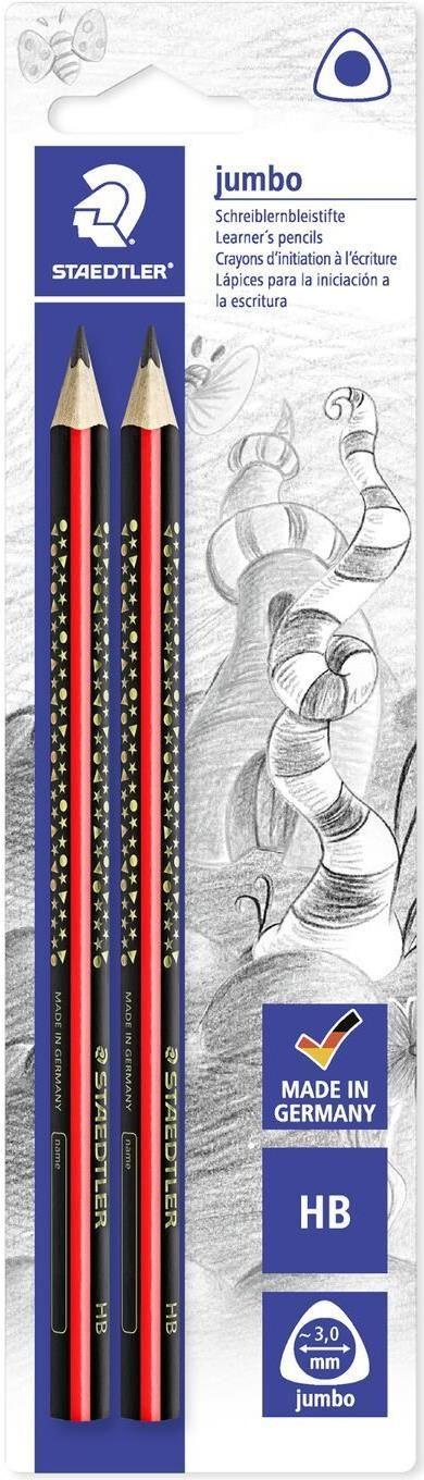 Lápis Triangular Jumbo STAEDTLER Tradition 1285-2 BK2 (HB - 2 unidades)