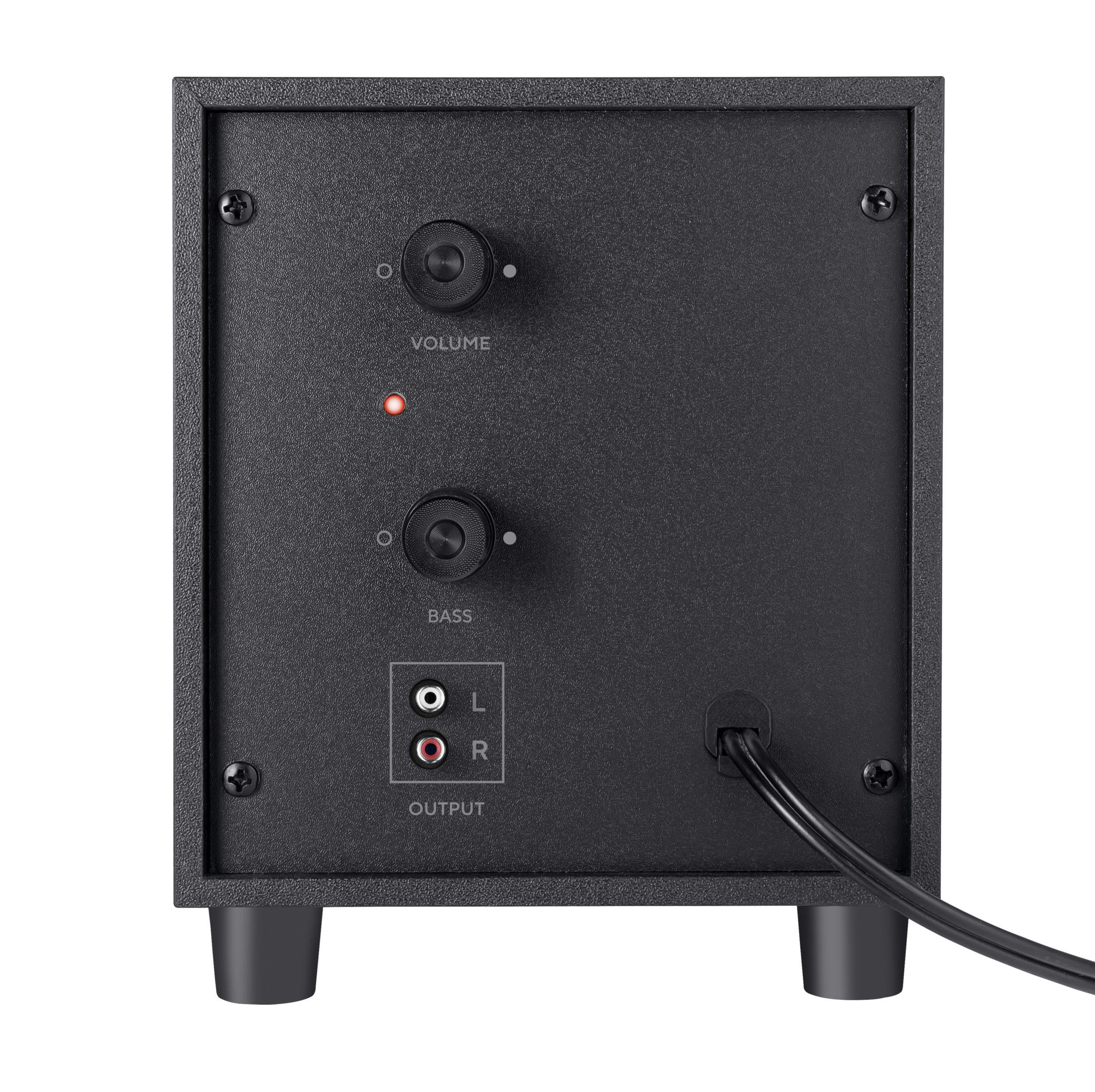Conjunto de Colunas TRUST Avora 2.1 (Com fios - 9 W - 2.1 canais - Preto) — miniatura 4
