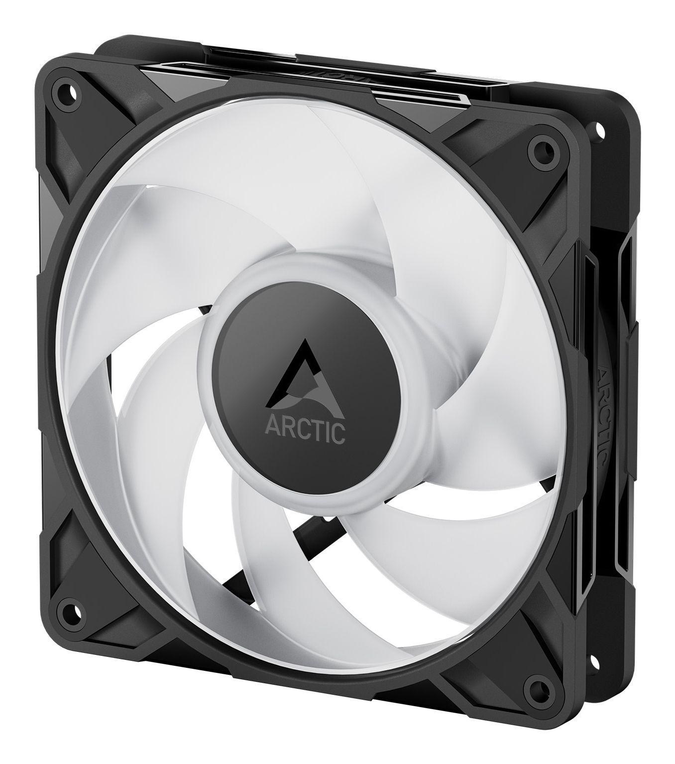 Conjunto de Ventoinhas para Caixa de PC ARCTIC P12 Pro A-RGB (Preto e Branco) — miniatura 3