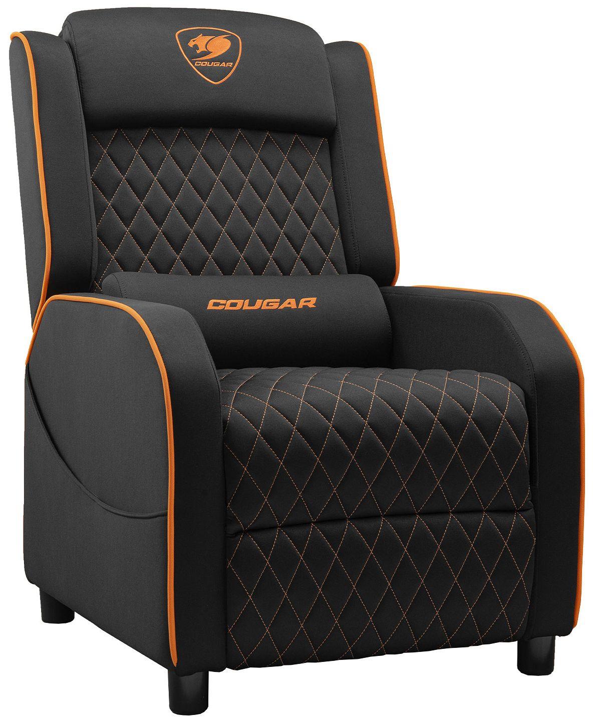Poltrona Gaming COUGAR Ranger One (Aço - Preto/Laranja)