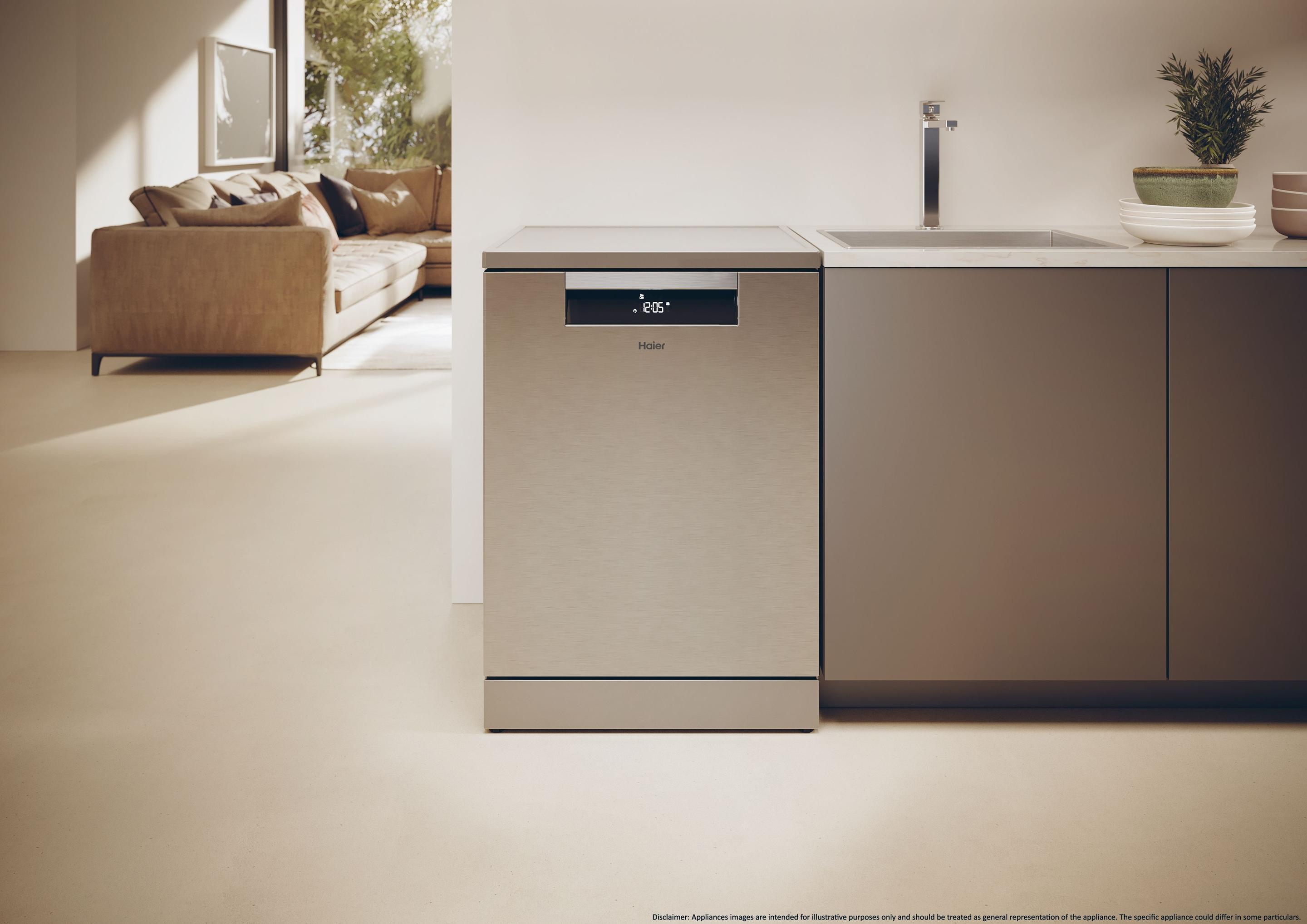 Máquina de Lavar Loiça Independente HAIER XF6B2M3PX (16 talheres - B - 9,5 l - Prateado), miniatura 12