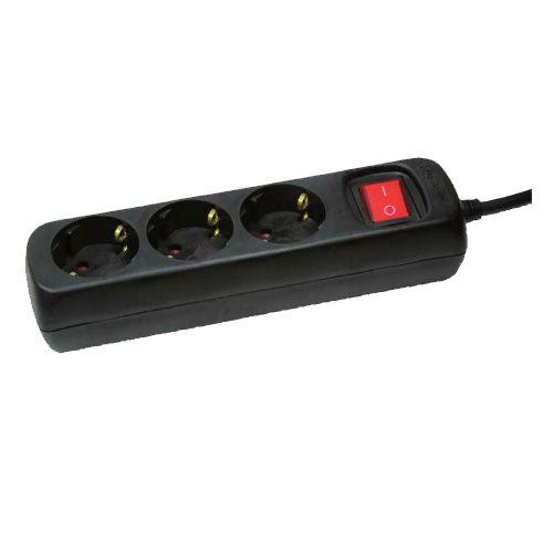 Extensão Elétrica LOGILINK LPS206B (1,4 m - Preto)