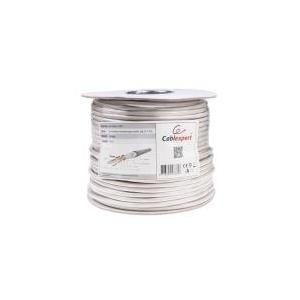 Cabo de Rede GEMBIRD FPC-6004-L/100 (100 m - Cat6 - Cinzento)