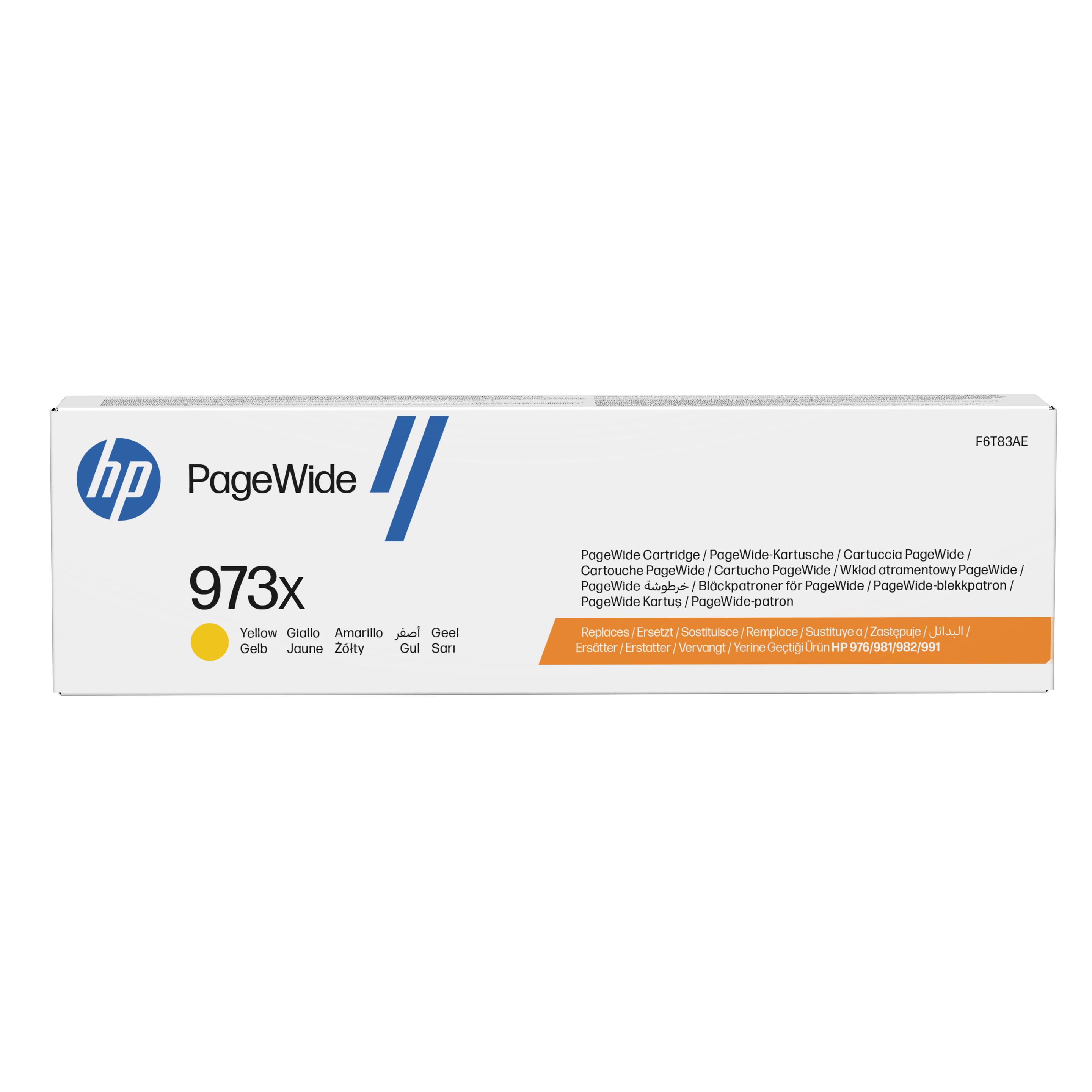 Tinteiro HP 973X F6T83AE (7000 páginas - Amarelo)