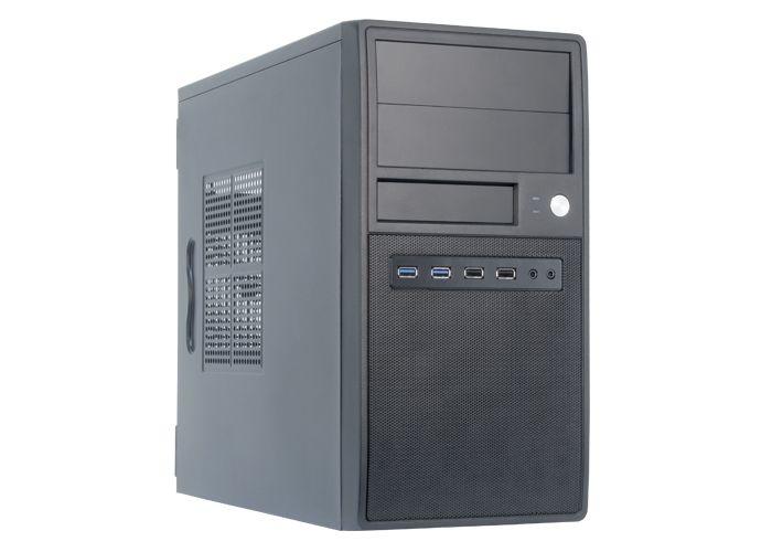 Caixa de Computador CHIEFTEC CT-04B-OP (Micro ATX - Mini Tower - SECC - Preto)