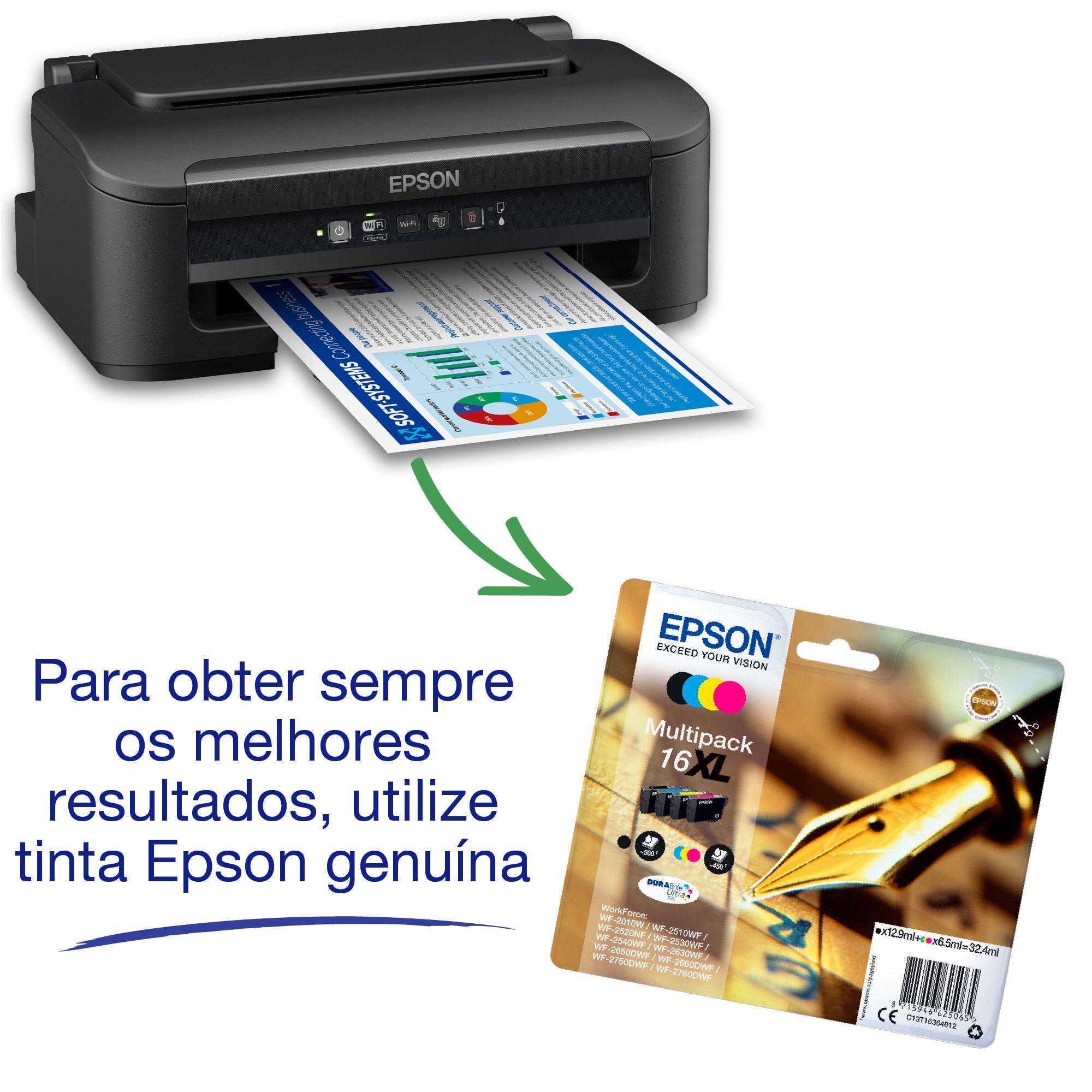 Impressora de Jato de Tinta EPSON WorkForce WF-2110W (A4 - Impressão - 100 folhas - Preto), miniatura 7