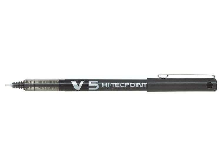 Esferográfica de Tinta Líquida PILOT Hi-Tecpoint V5 BX-V5-B (Preto)