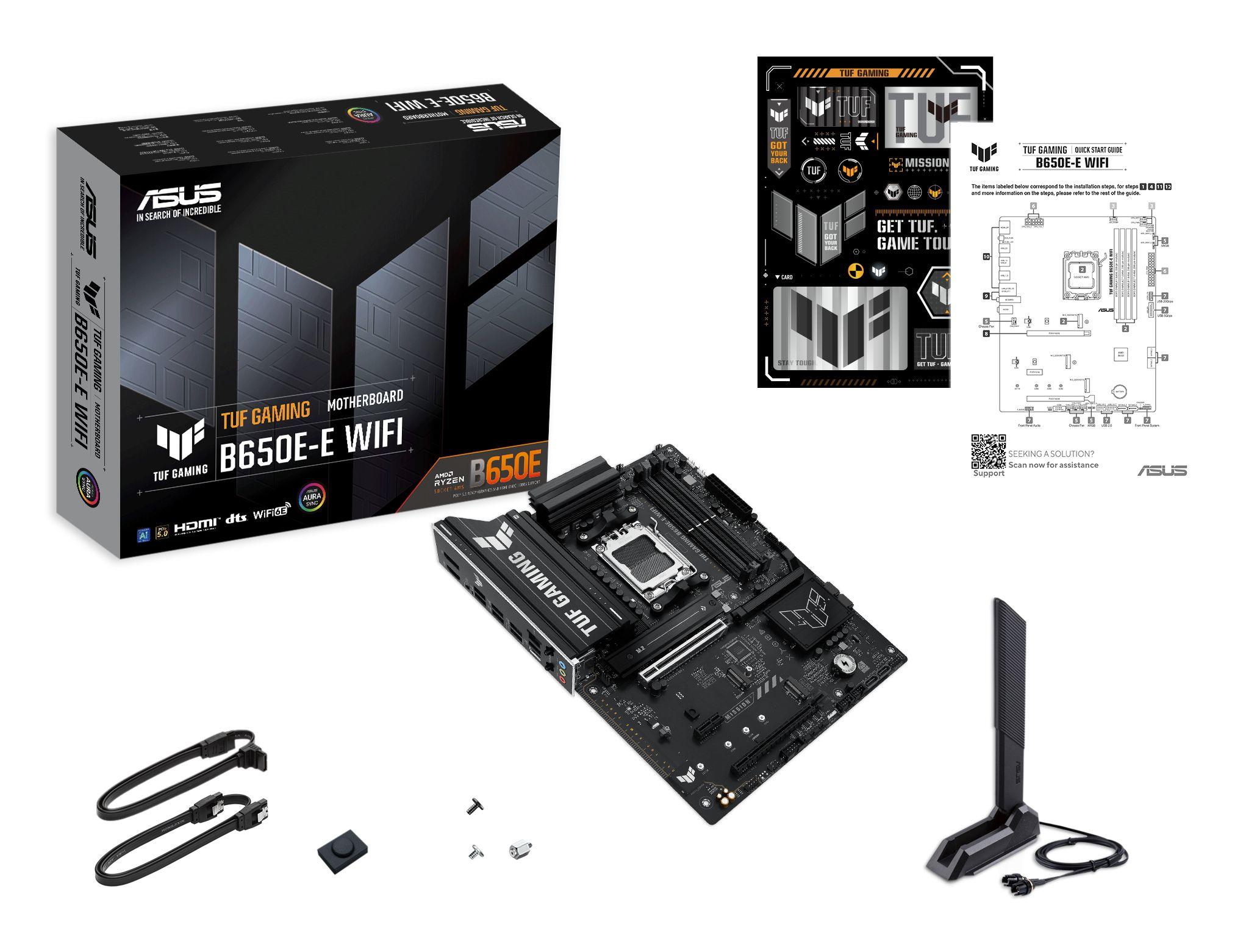 Motherboard ASUS TUF GAMING B650E-E WIFI (AM5 - ATX - Duplo canal - Preto), miniatura 9