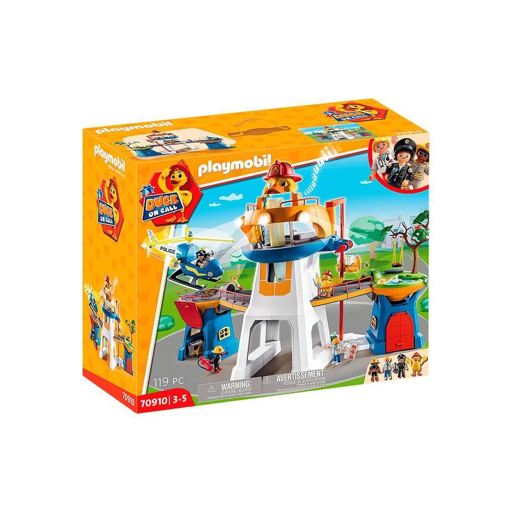 Quartel-General PLAYMOBIL Duck On Call 70910 (3 a 5 anos - Multicor), miniatura 2