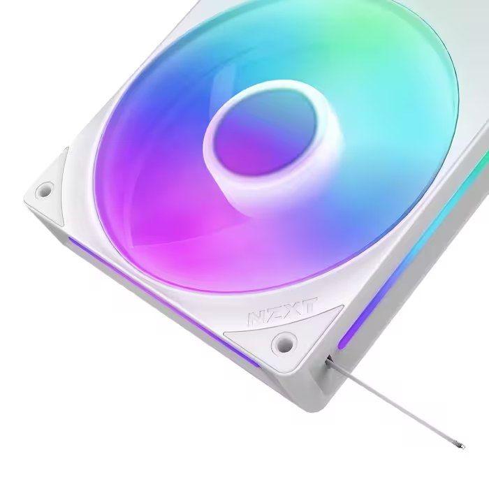 Ventoinha NZXT F360 RGB Core (Plástico, borracha - RGB multicolor - Branco) — miniatura 5