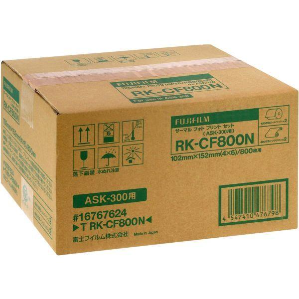Papel Térmico Fotográfico FUJIFILM T RK-CF 800 N (2 Rolos - 800 Impressões - 10x15 cm)