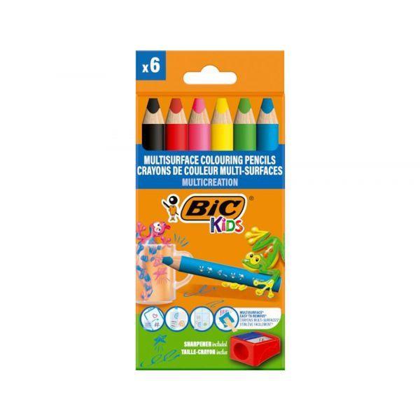 Lápis de Cor BIC Kids Multi-superfície (Cores Sortidas), miniatura 2