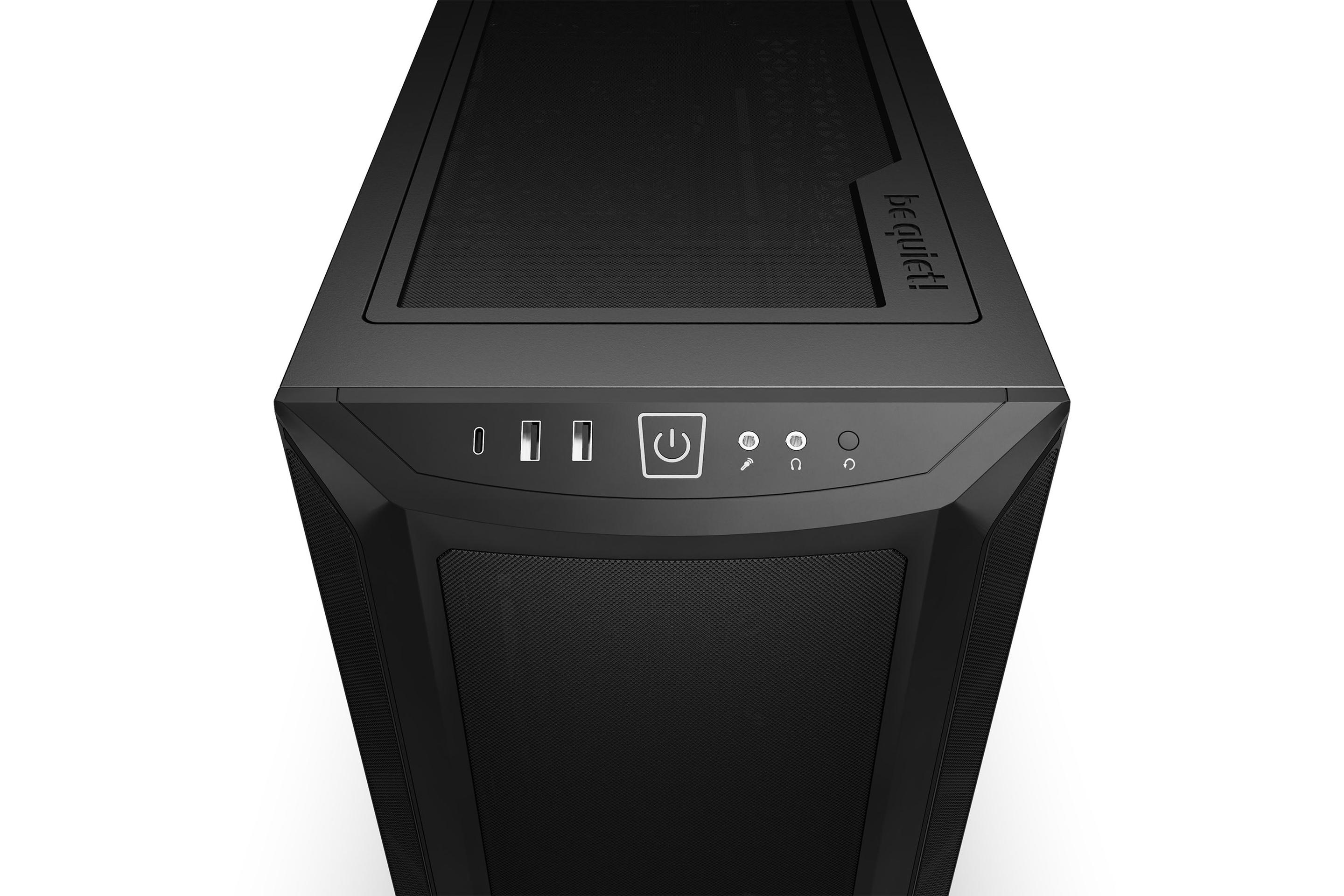 Caixa PC BE QUIET! Shadow Base 800 (ATX, EATX, micro ATX, Mini-ITX - Mid Tower - EATX, Mini-ITX, ATX, micro-ATX - Preto) — miniatura 7