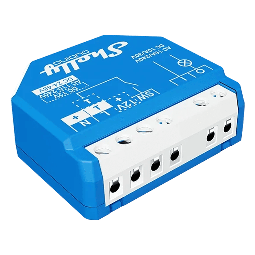 Módulo Interruptor Domótico SHELLY SH-WAVE-1 (Plástico - Azul)
