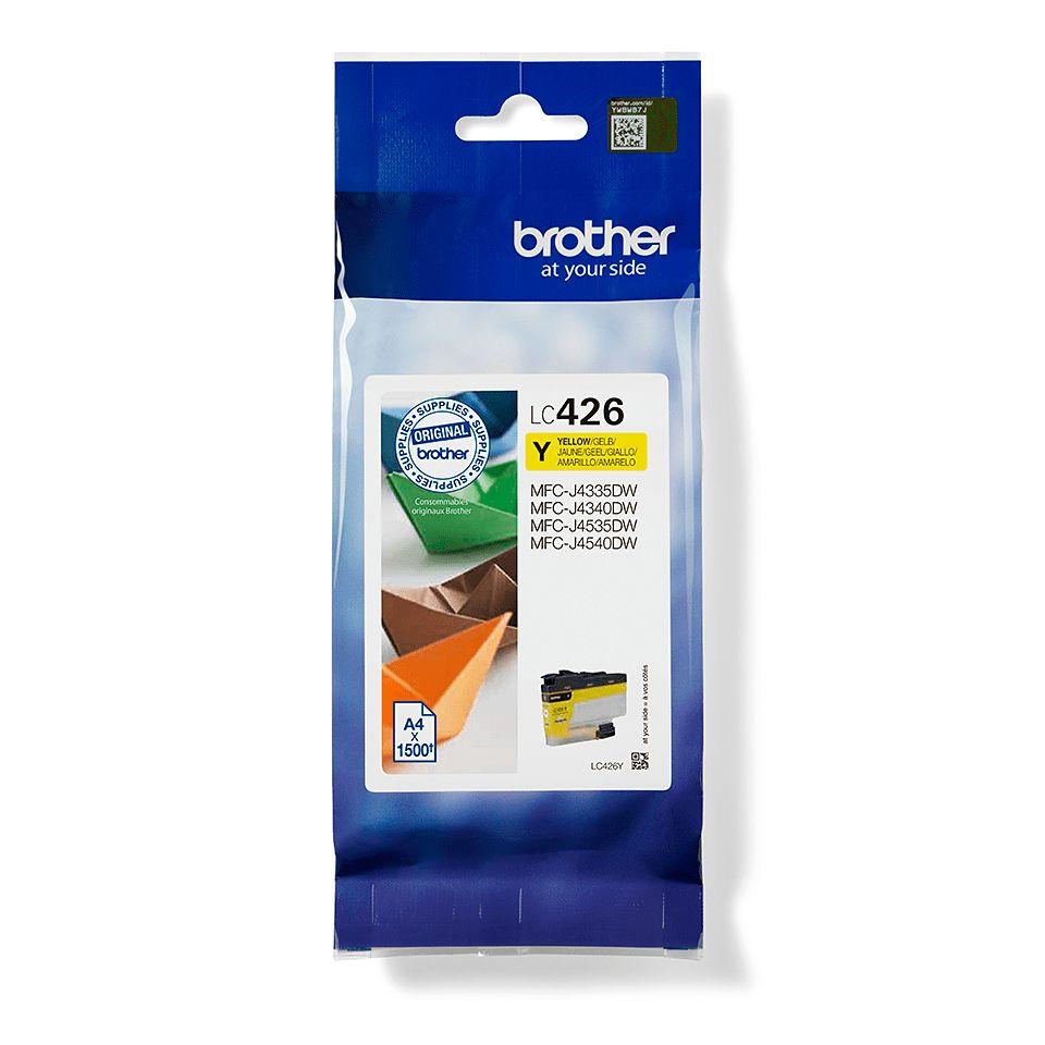 Tinteiro BROTHER LC426Y (1500 páginas - Amarelo)