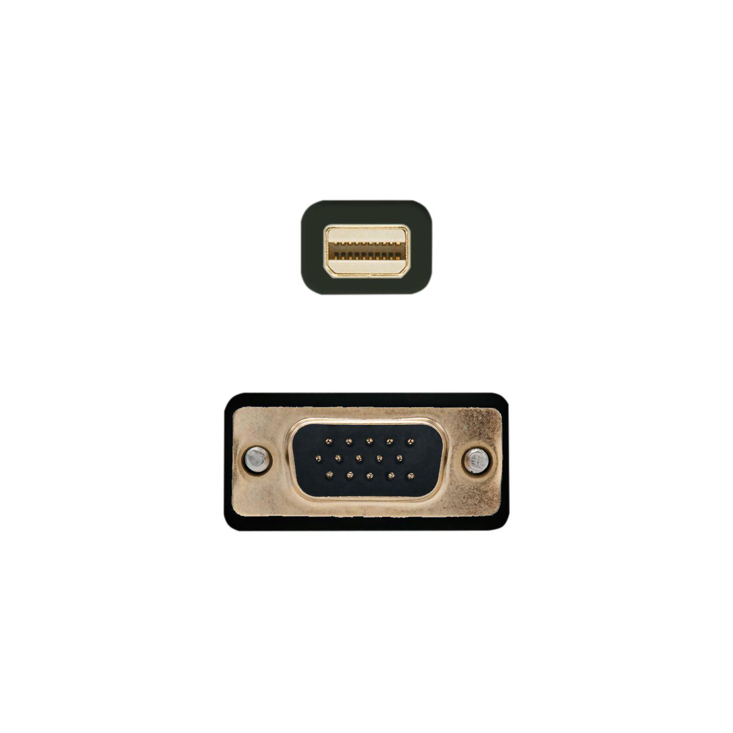 Cabo Adaptador AISENS A125-0362 (2 m - Mini DisplayPort - Preto), miniatura 2