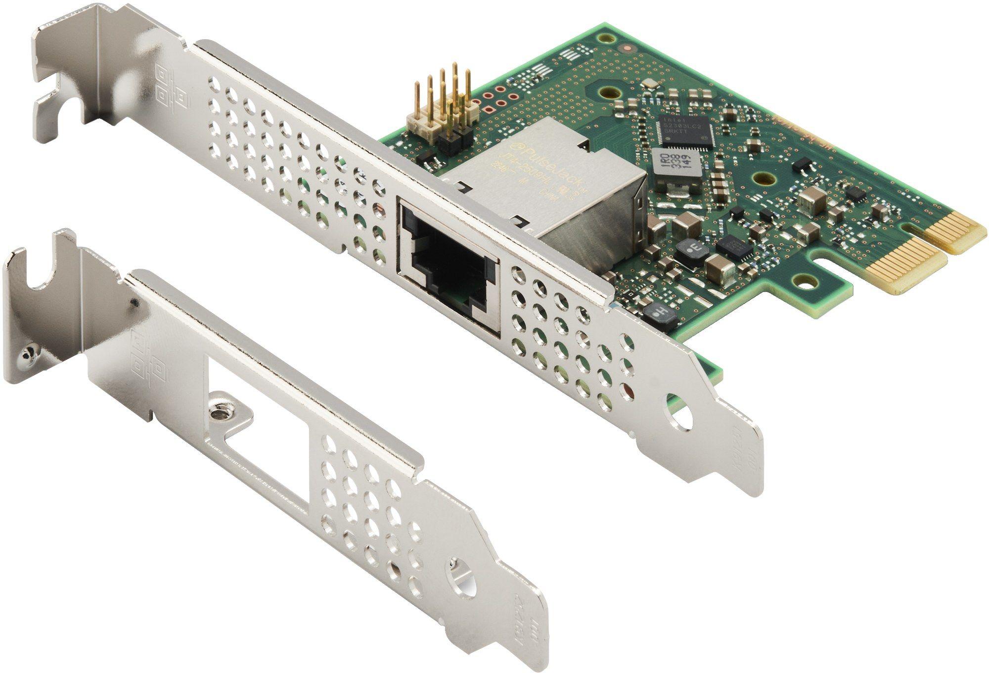 Placa de Rede PCIe HP I226-T1 (RJ-45 - 2.5GbE - Aço inoxidável, Verde)