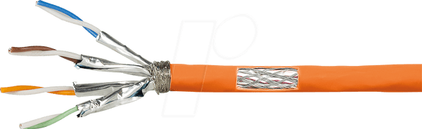 Cabo de Rede LOGILINK CPV0086 (10 m - Cat. 7 - Laranja), imagem 1