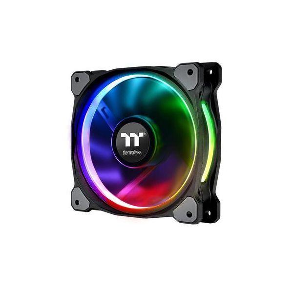Kit de Ventoinhas para Caixa PC THERMALTAKE Riing Plus 12 RGB (Não suportado - 9,45 W - Preto) — miniatura 2