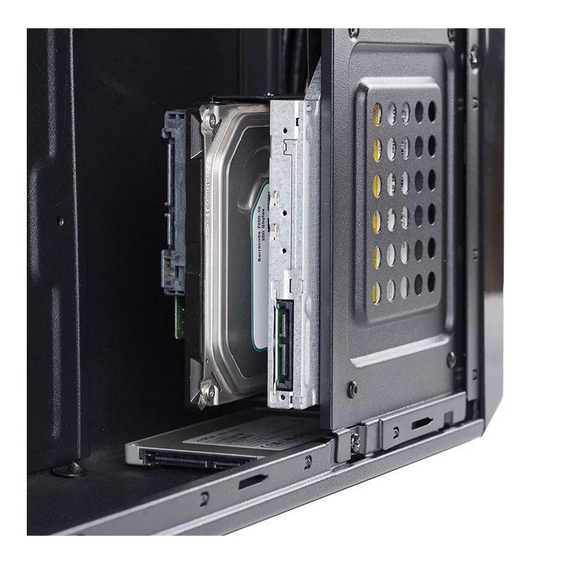 Caixa PC HIDITEC SLM20 PRO (ITX, micro ATX - Tower - Preto) — miniatura 4