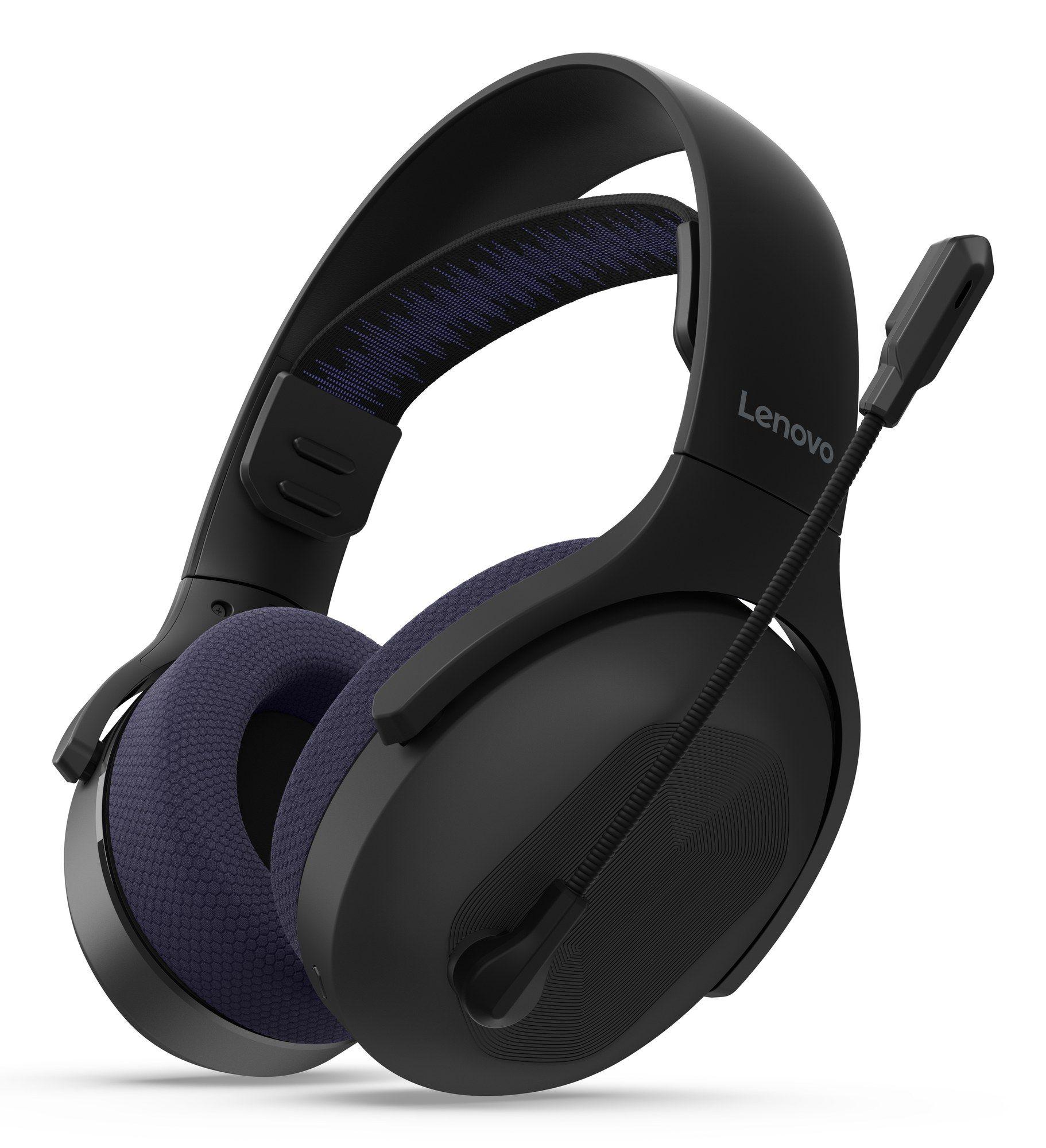 Headset Gaming LENOVO Legion H410 (Binaural - Sem fios - Circum-aural - Preto e Roxo), miniatura 10
