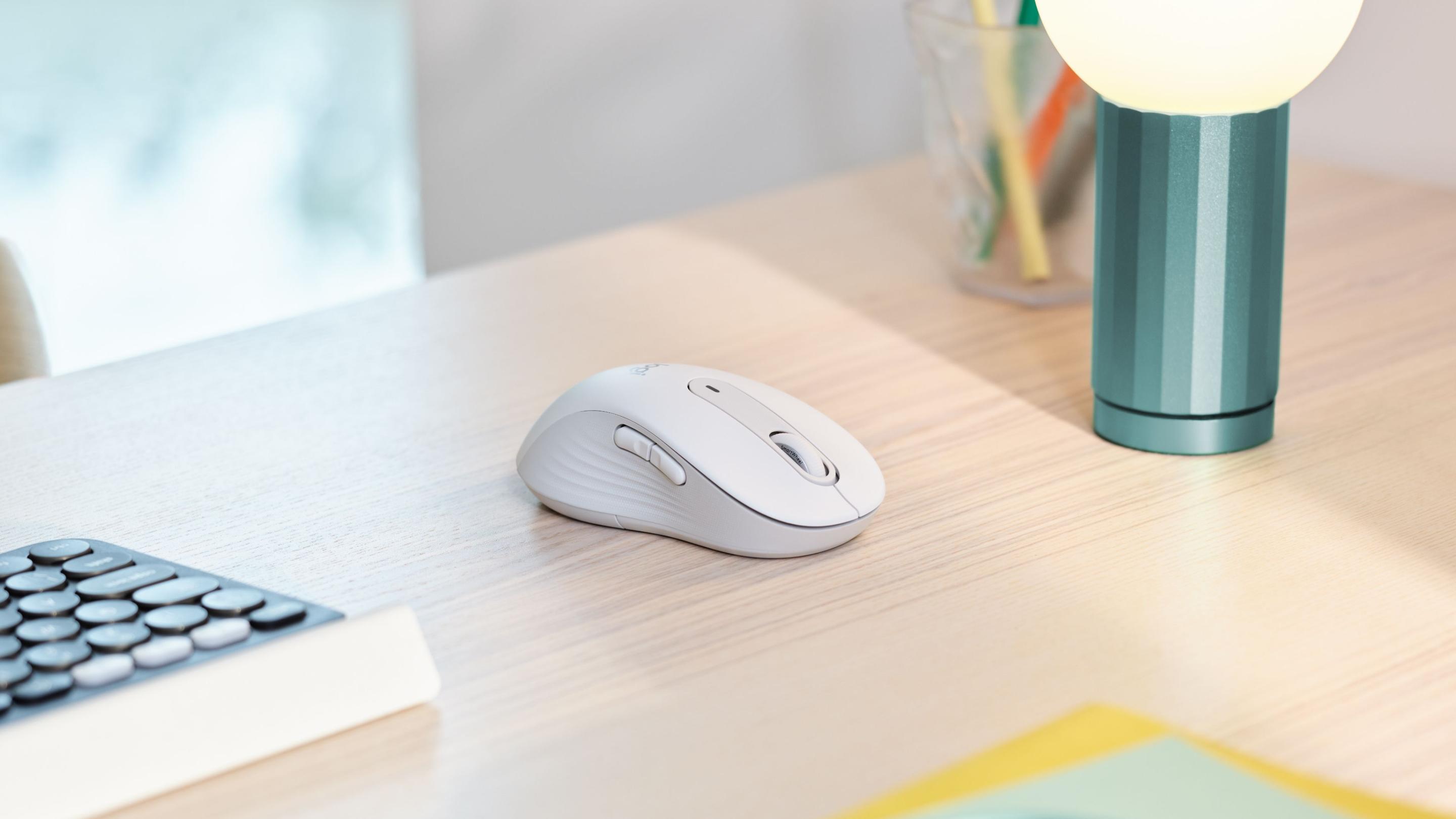 Rato LOGITECH Signature M650 L para Canhotos (Mão esquerda - 4000 DPI - Ótico - Branco) — miniatura 7